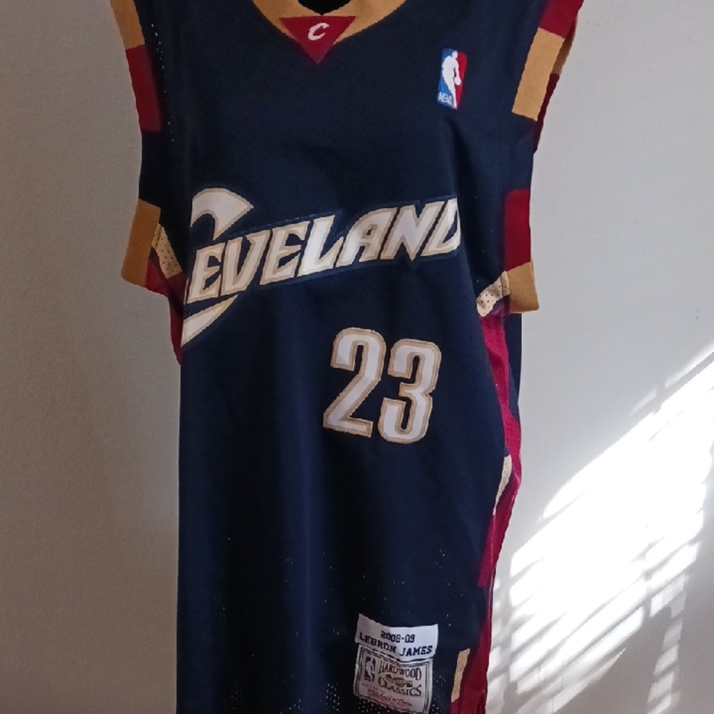 Mitchell & Ness LeBron James Navy Jersey